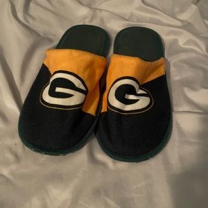 Mens Green Bay Packers Slippers